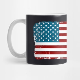 American Flag Sailing Cute Boating Mug